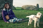 Sightseers: Tina (Alice Lowe) mit Hund Banjo